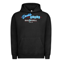 Pigment Black roadhouse double deuce Urban Hoodie - linhVisuals
