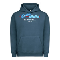 Pigment Midnight Navy roadhouse double deuce Urban Hoodie - linhVisuals