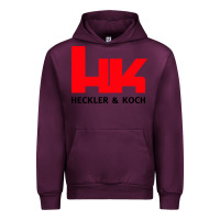 Mauve Wine hk black Urban Hoodie - linhVisuals