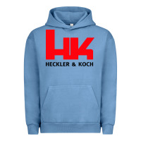 Pigment Pebble Blue hk black Urban Hoodie - linhVisuals