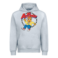 Heather Grey Funko Up Arthur Urban Hoodie - linhVisuals