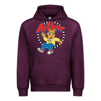 Mauve Wine Funko Up Arthur Urban Hoodie - linhVisuals