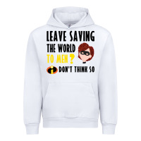White the incredibles glitter Urban Hoodie - linhVisuals