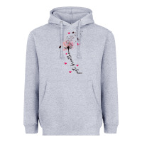 Heather Grey just breathe Heavyweight Hoodie - JahusDesignShop