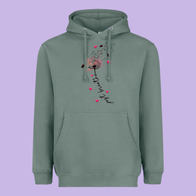Just Breathe Heavyweight Hoodie Designed By Jahusdesignshop