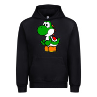 Black Yoshi Green Urban Hoodie - linhVisuals