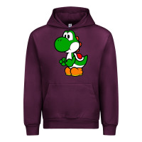 Mauve Wine Yoshi Green Urban Hoodie - linhVisuals