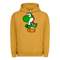 Pigment Peanut Butter Yoshi Green Urban Hoodie - linhVisuals