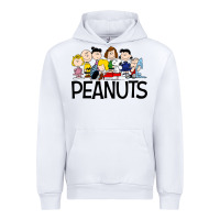 White the peanuts Urban Hoodie - linhVisuals