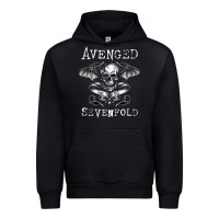 Black avenged sevenfold 42 Urban Hoodie - linhVisuals