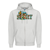 Dove Grey true story jesus and mary wıth god Zipper Hoodie - AdoDesignShop