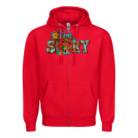 Red true story jesus and mary wıth god Zipper Hoodie - AdoDesignShop