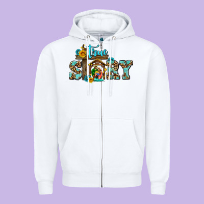 True Story Jesus And Mary Wıth God Zipper Hoodie Designed By Adodesignshop