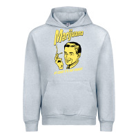 Heather Grey the marijuana weed Urban Hoodie - linhVisuals