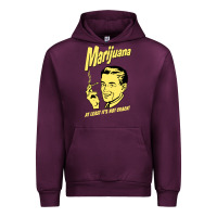 Mauve Wine the marijuana weed Urban Hoodie - linhVisuals