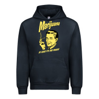 Navy the marijuana weed Urban Hoodie - linhVisuals