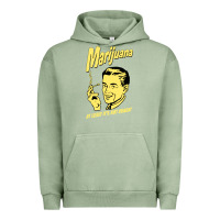 Pigment Oil Green the marijuana weed Urban Hoodie - linhVisuals