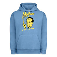 Pigment Pebble Blue the marijuana weed Urban Hoodie - linhVisuals