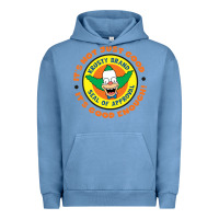 Pigment Pebble Blue krusty the clown Urban Hoodie - linhVisuals
