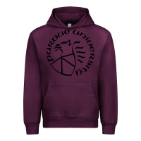 Mauve Wine Purdue University Urban Hoodie - linhVisuals