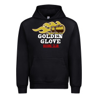Black Golden Glove Boxing Club, King of the Ring Outfit. Urban Hoodie - linhVisuals