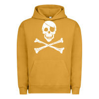 Pigment Peanut Butter skull crossbones Urban Hoodie - linhVisuals