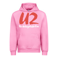 Fuchsia Pink U two unforgettable fire Urban Hoodie - linhVisuals