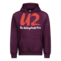 Mauve Wine U two unforgettable fire Urban Hoodie - linhVisuals