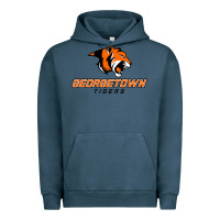Pigment Midnight Navy georgetown college tiger Urban Hoodie - linhVisuals
