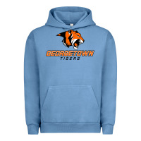 Pigment Pebble Blue georgetown college tiger Urban Hoodie - linhVisuals
