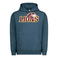 Pigment Midnight Navy freed–hardeman university lion Urban Hoodie - linhVisuals