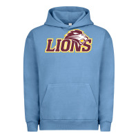 Pigment Pebble Blue freed–hardeman university lion Urban Hoodie - linhVisuals