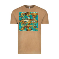 Vintage Camel western aztec leopard glitter seamless pattern Vintage Tee - FaDigitalArtStudio