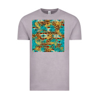 Vintage Zinc western aztec leopard glitter seamless pattern Vintage Tee - FaDigitalArtStudio