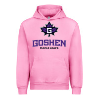 Fuchsia Pink goshen college maple leafs2 vectorized Urban Hoodie - linhVisuals