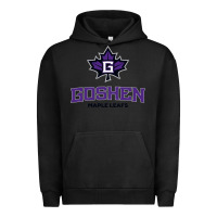 Pigment Black goshen college maple leafs2 vectorized Urban Hoodie - linhVisuals