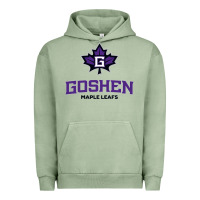 Pigment Oil Green goshen college maple leafs2 vectorized Urban Hoodie - linhVisuals