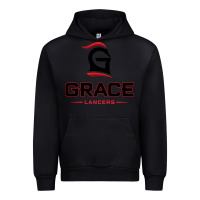 Black grace college & seminary lancers1 vectorized Urban Hoodie - linhVisuals