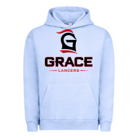 Pigment Grape Ice grace college & seminary lancers1 vectorized Urban Hoodie - linhVisuals