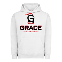 Pigment Lunar Rock grace college & seminary lancers1 vectorized Urban Hoodie - linhVisuals