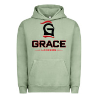 Pigment Oil Green grace college & seminary lancers1 vectorized Urban Hoodie - linhVisuals