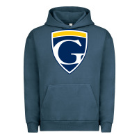 Pigment Midnight Navy graceland university yellowjackets vectorized Urban Hoodie - linhVisuals