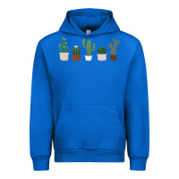 Cobalt cute plant Urban Hoodie - linhVisuals