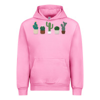 Fuchsia Pink cute plant Urban Hoodie - linhVisuals