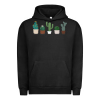 Pigment Black cute plant Urban Hoodie - linhVisuals