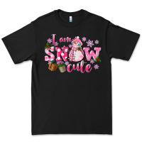 Black i am snow cute Premium Tee - CowGirlArtShop