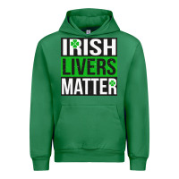 Emerald irish livers matter   funny st patricks day irish drinking t shirts te Urban Hoodie - linhVisuals