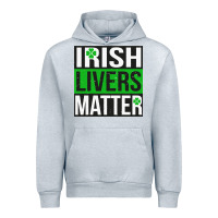 Heather Grey irish livers matter   funny st patricks day irish drinking t shirts te Urban Hoodie - linhVisuals