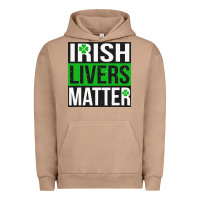Pigment Burro irish livers matter   funny st patricks day irish drinking t shirts te Urban Hoodie - linhVisuals