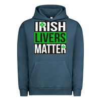 Pigment Midnight Navy irish livers matter   funny st patricks day irish drinking t shirts te Urban Hoodie - linhVisuals
